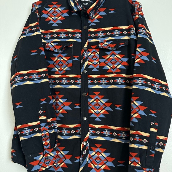 RSQ Printed Mens Shirt Size XL - Picture 4 of 9